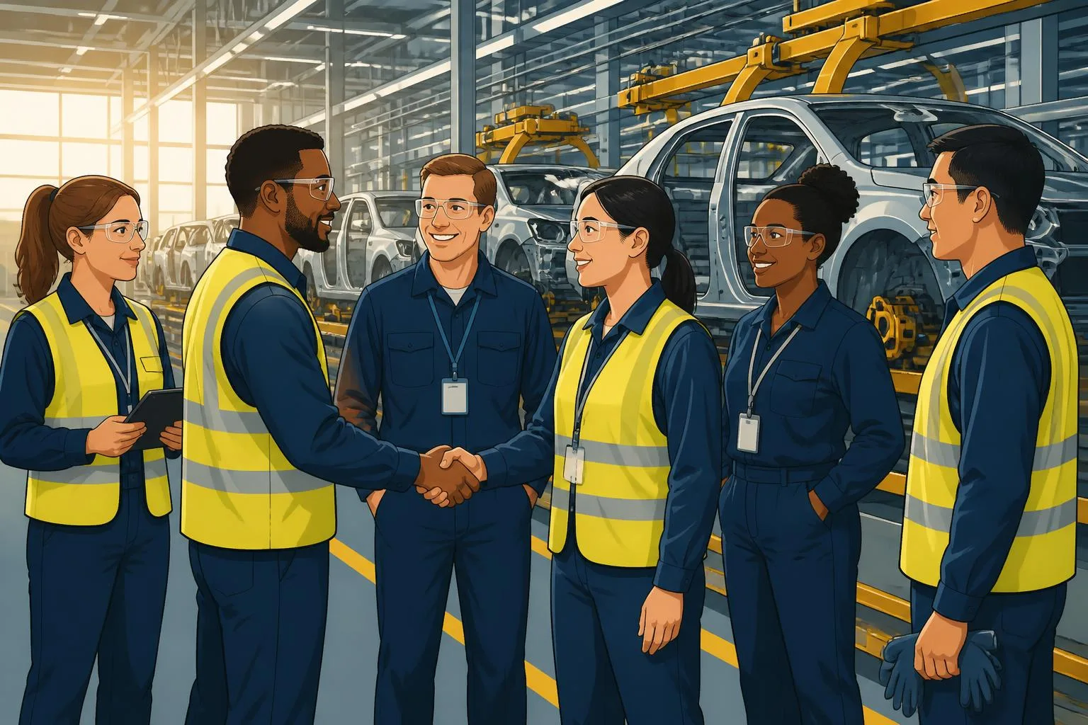 Vocabulary: Job Titles and Workplace Words for Assembly Line Workers